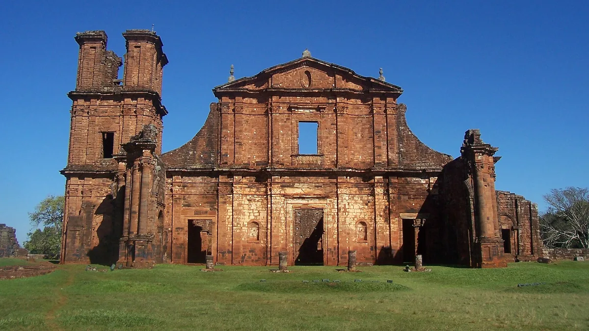 Ruins of São Miguel das Missões in Brazil