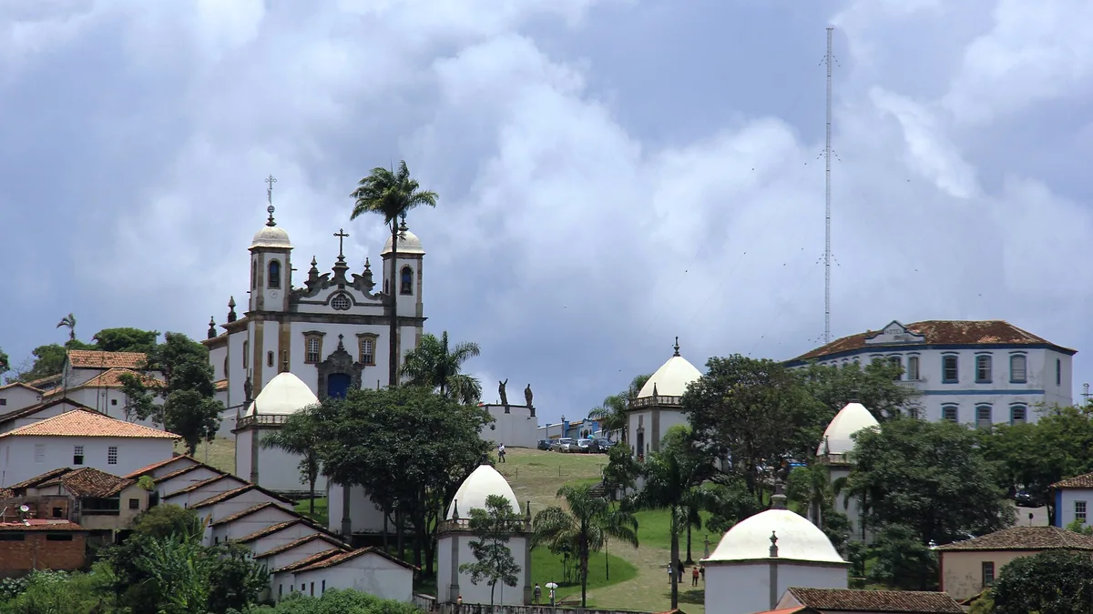 Sanctuary of Bom Jesus do Congonhas in Brazil