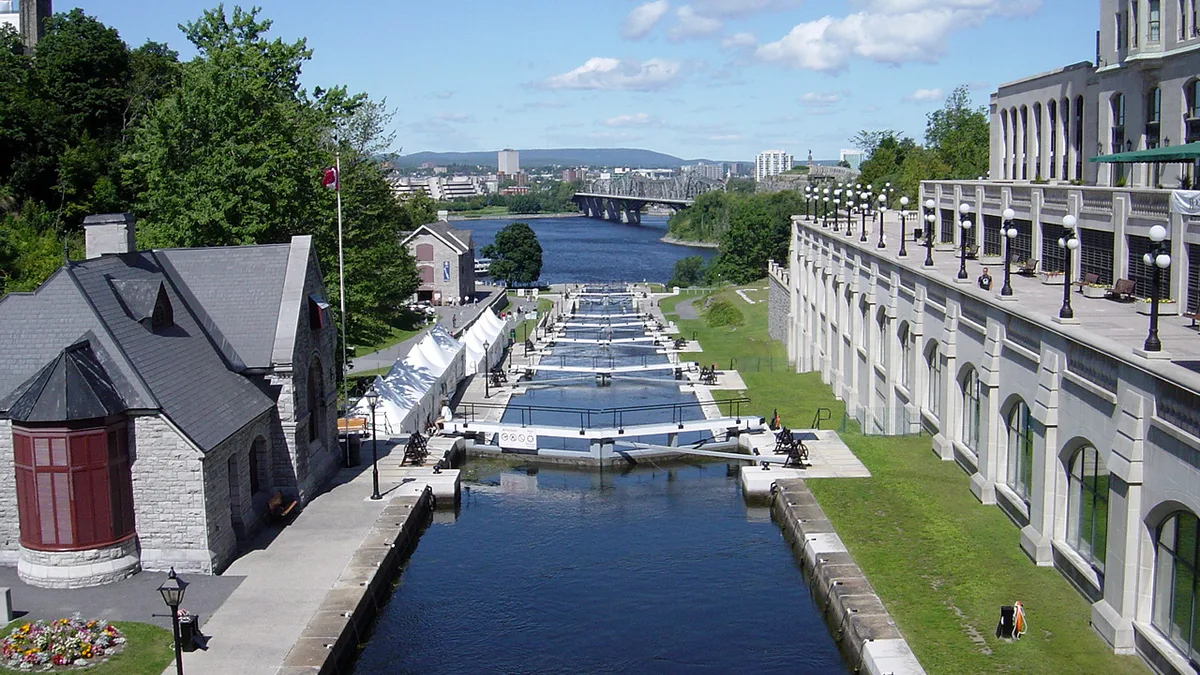 Rideau Canal in Canada