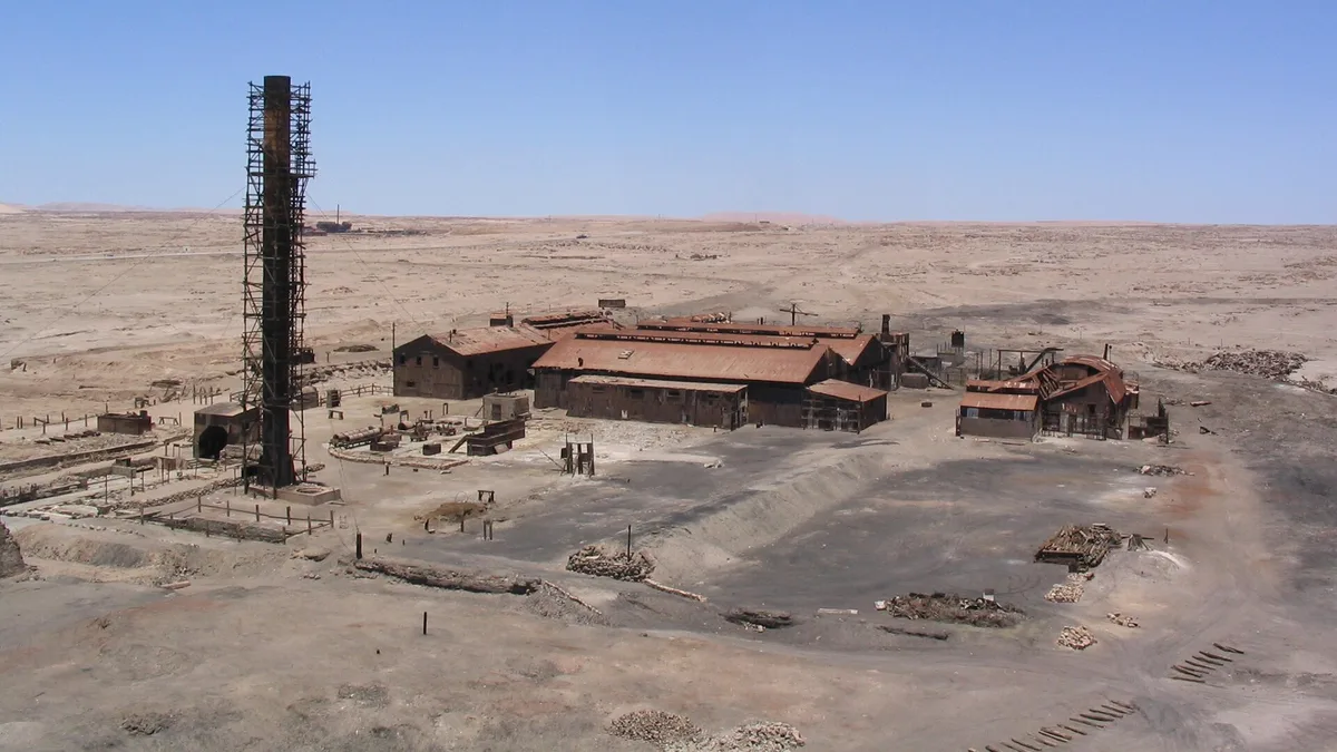 Humberstone and Santa Laura Saltpeter Works in Chile