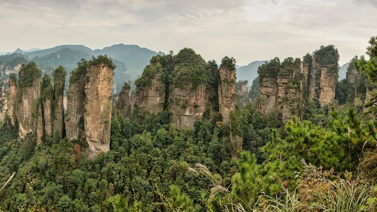 Wulingyuan Scenic and Historic Interest Area in China