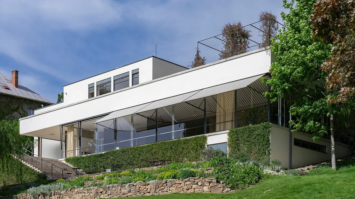 Tugendhat Villa in Brno in Czech Republic