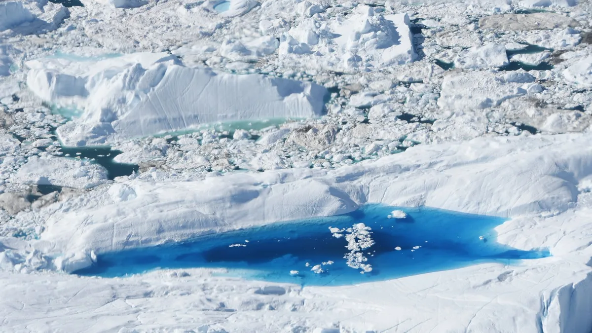 Ilulissat Icefjord in Denmark