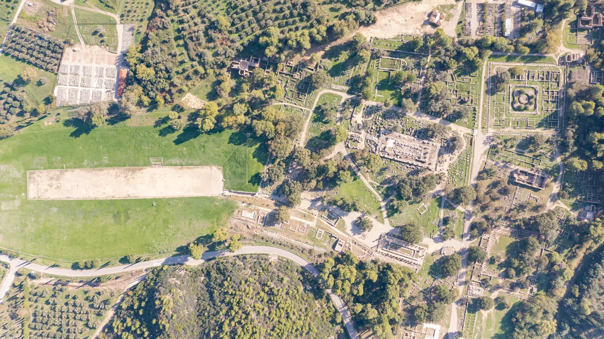 Archaeological Site of Olympia in Greece