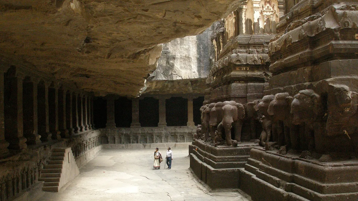 Ellora Caves in India