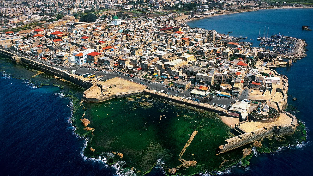 Old City of Acre in Israel