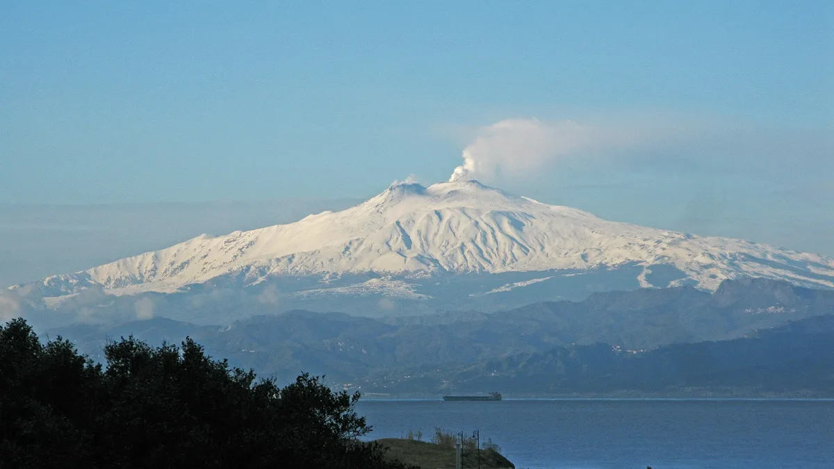 Mount Etna in Italy