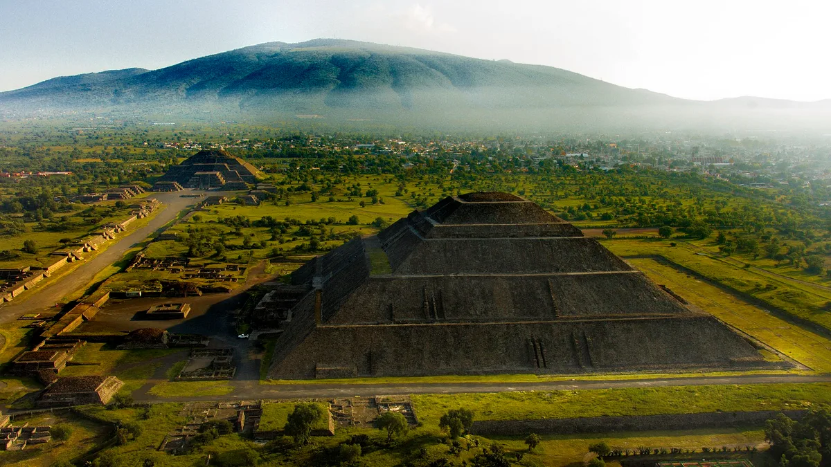 Pre-Hispanic City of Teotihuacan in Mexico