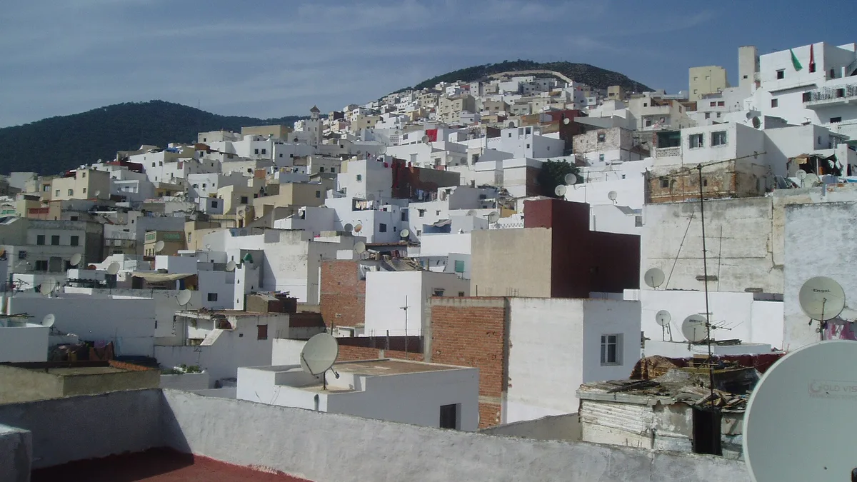 Medina of Tétouan (formerly known as Titawin) in Morocco