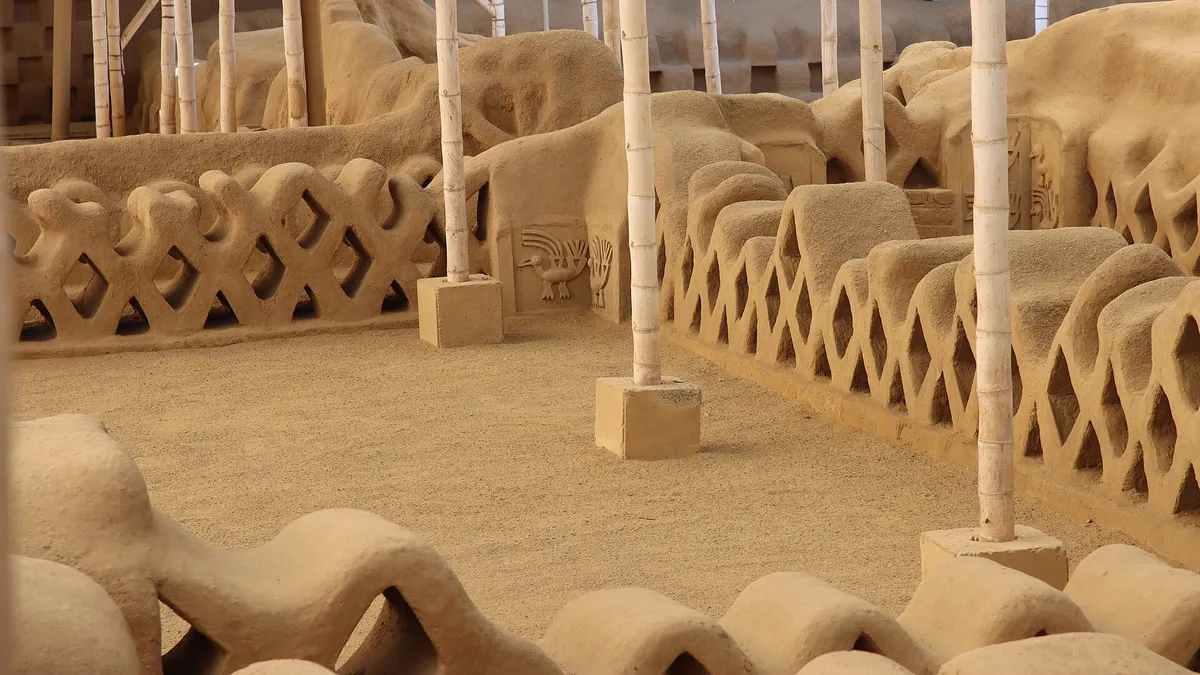 Chan Chan Archaeological Zone in Peru