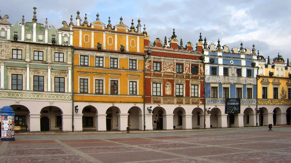 Old City of Zamość in Poland