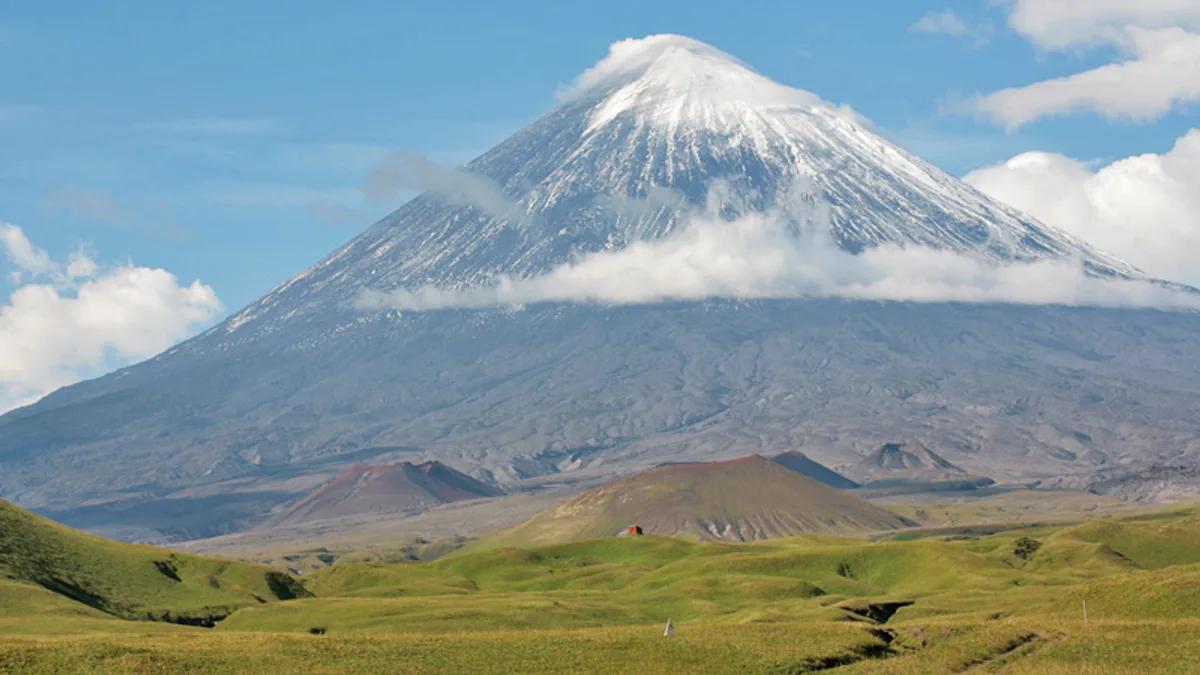 Volcanoes of Kamchatka in Russia