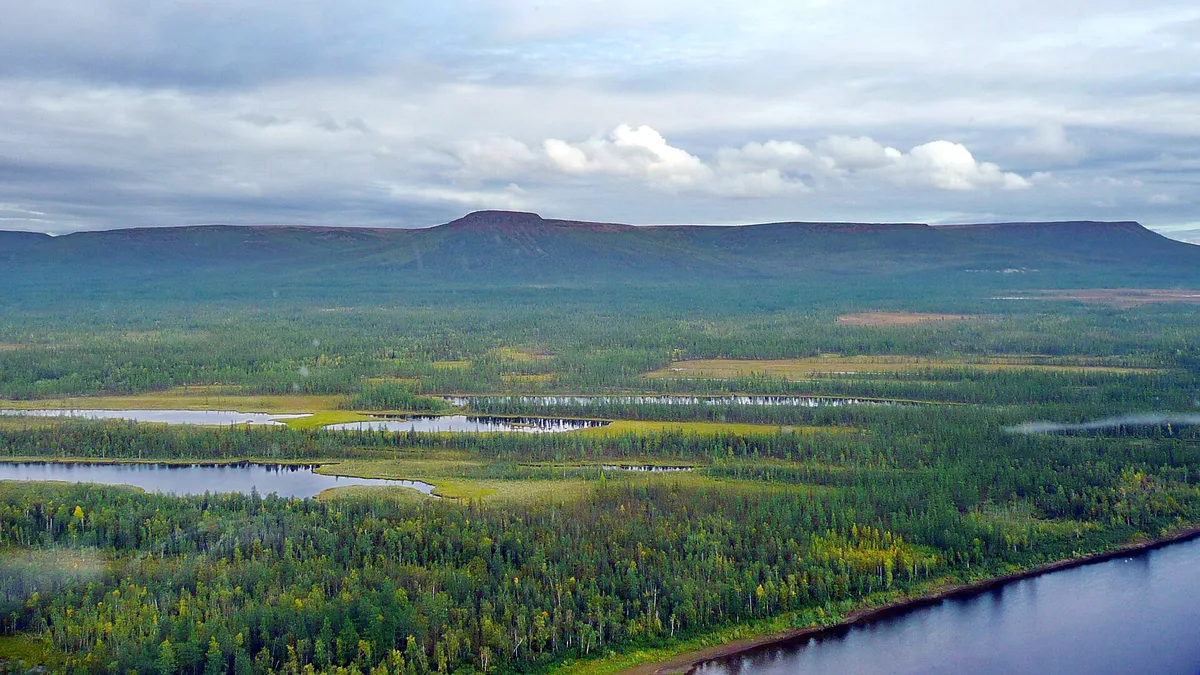 Putorana Plateau in Russia