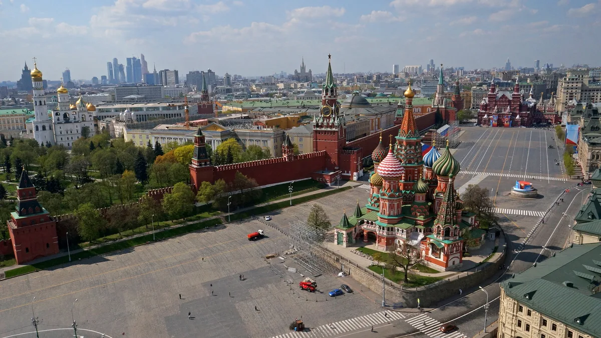 Kremlin and Red Square, Moscow in Russia