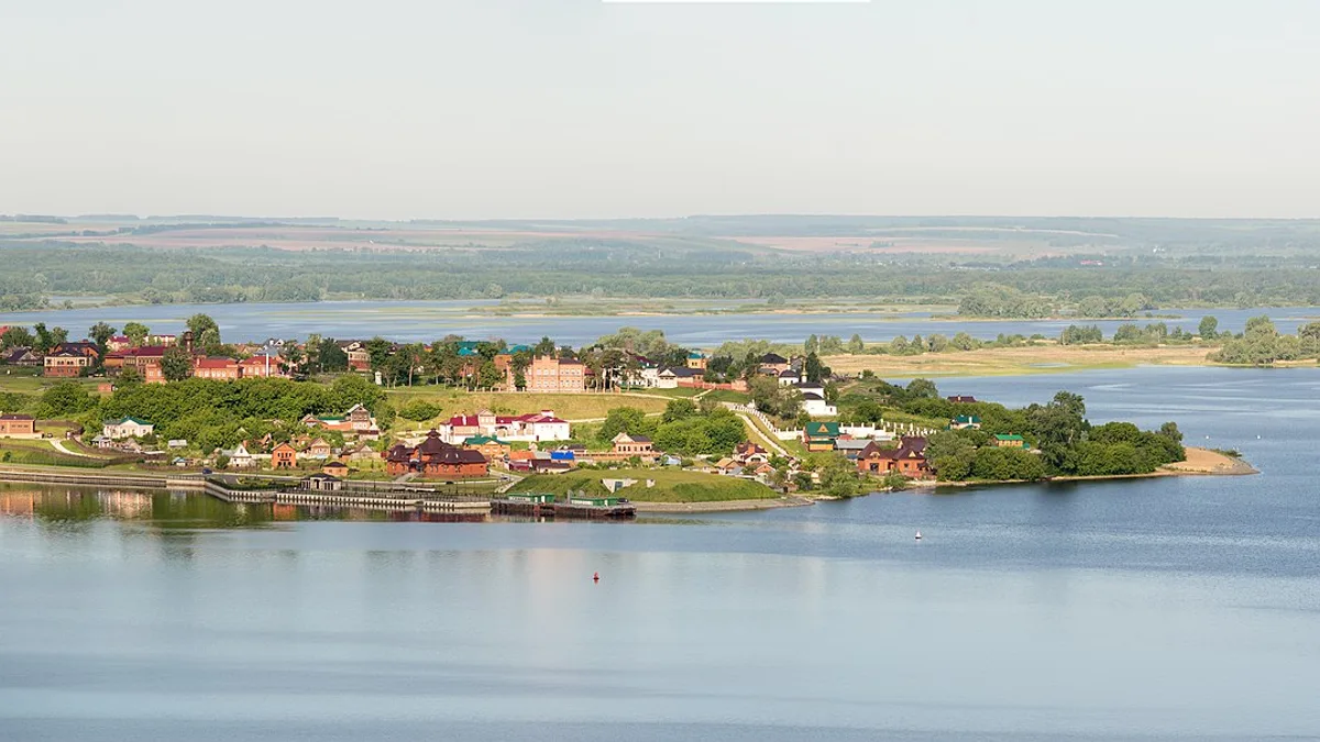 Assumption Cathedral and Monastery of the Town-Island of Sviyazhsk in Russia