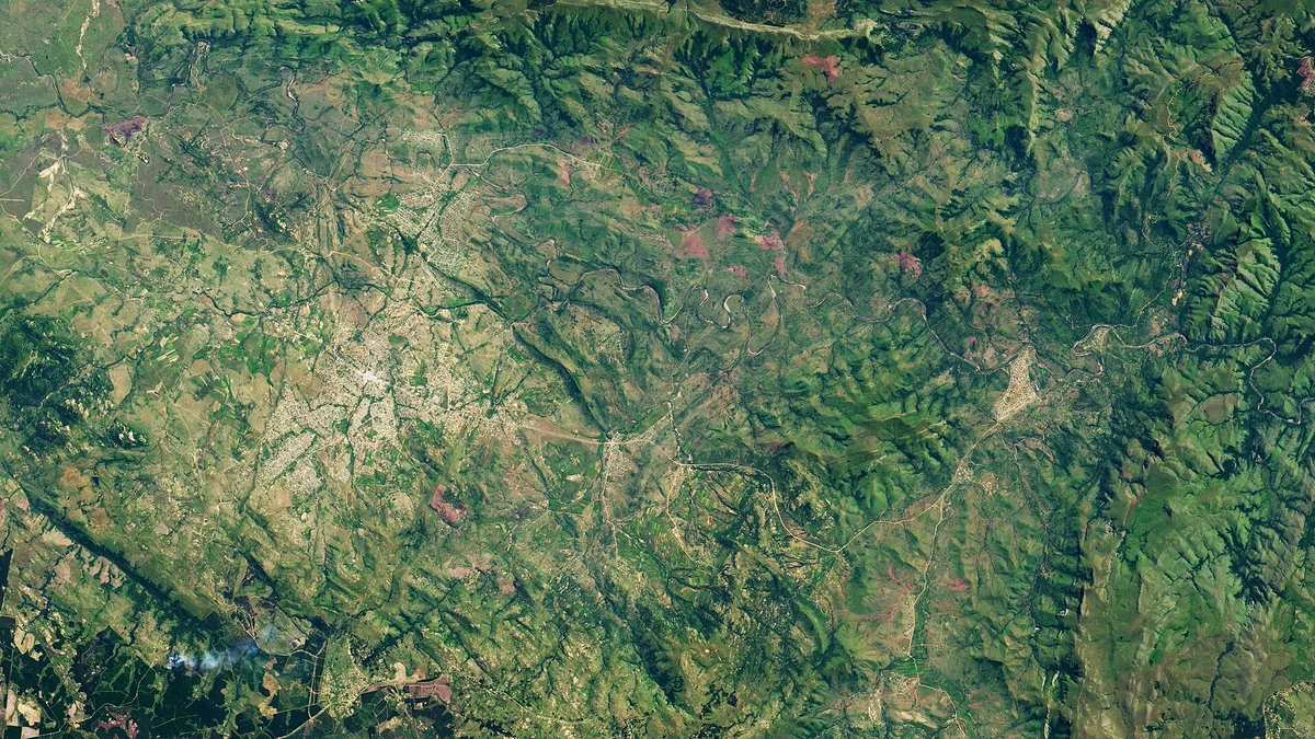 Barberton Makhonjwa Mountains in South Africa