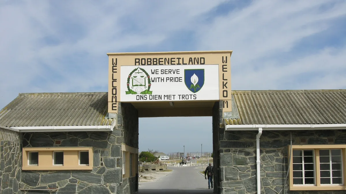 Robben Island in South Africa