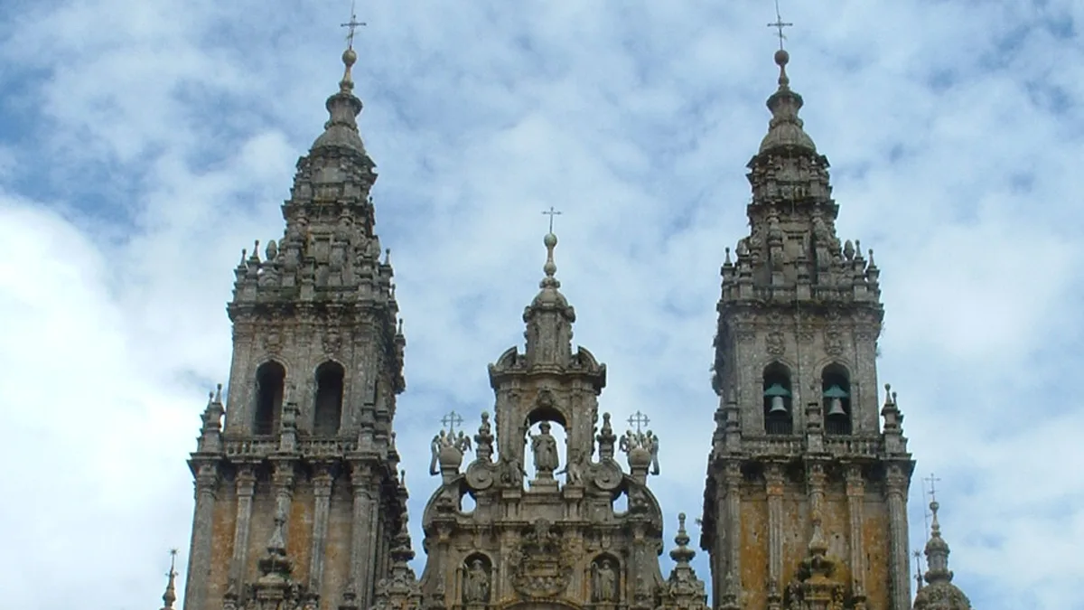 Santiago de Compostela (Old Town) in Spain