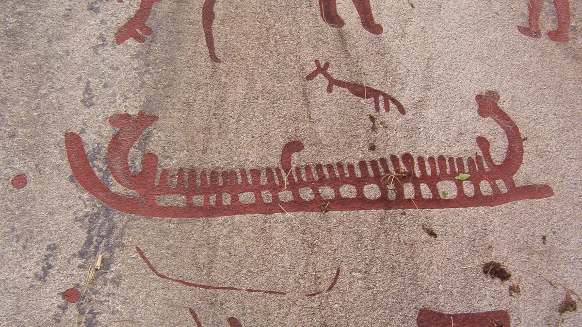 Rock Carvings in Tanum in Sweden