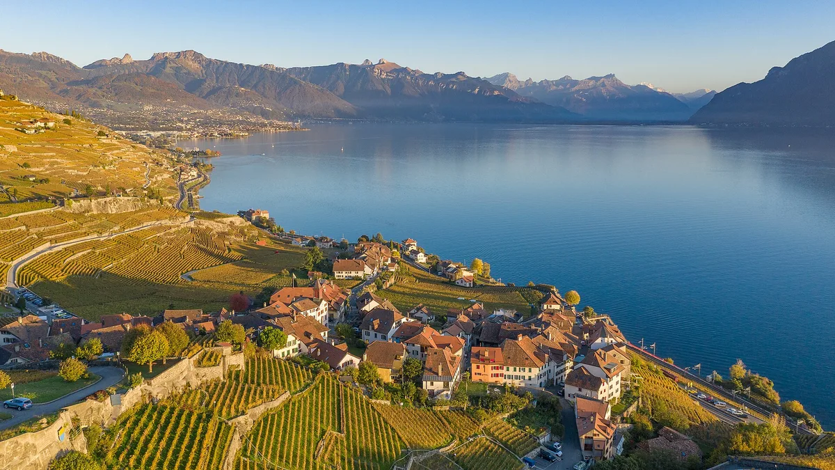 Lavaux, Vineyard Terraces in Switzerland