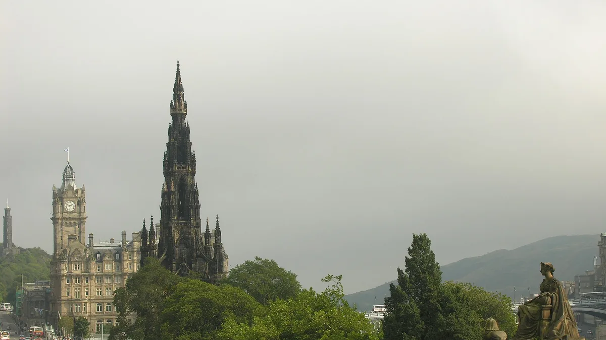 Old and New Towns of Edinburgh in United Kingdom