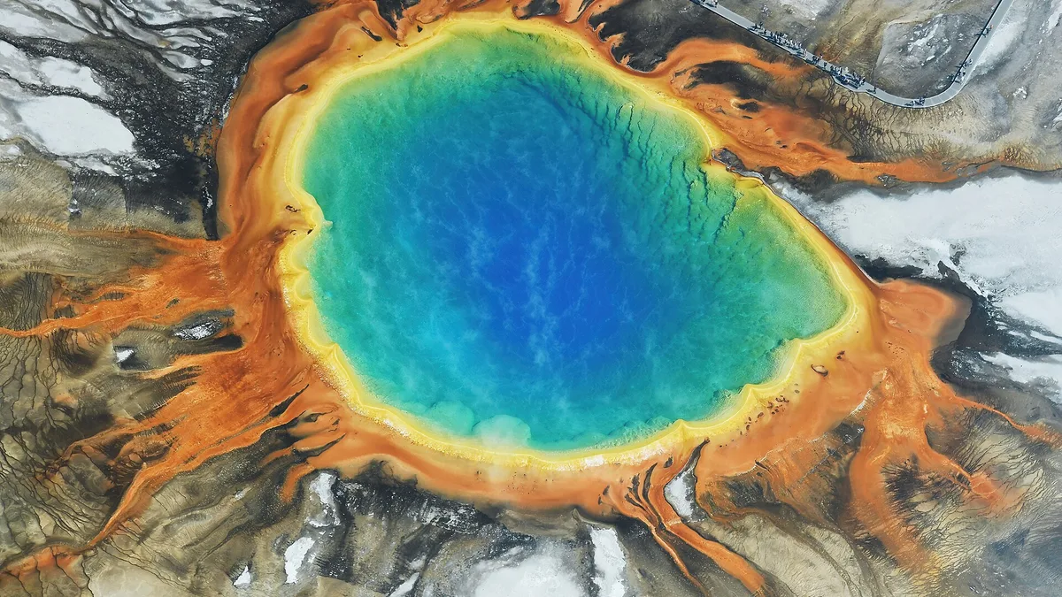 Yellowstone National Park in United States