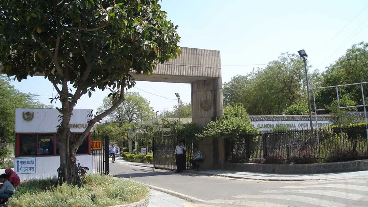 Indira Gandhi National Open University in India