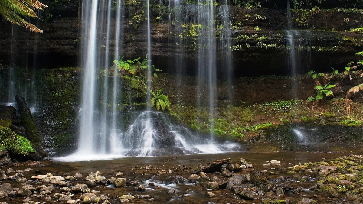 Russell Falls in Australia