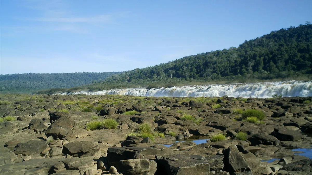 Salto do Yucumã in Brazil