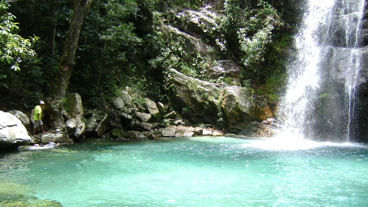 Cachoeira Santa Bárbara in Brazil