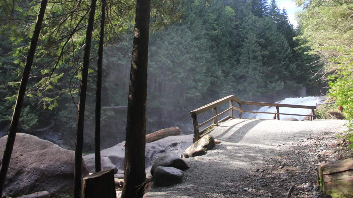 Gold Creek Falls in Canada