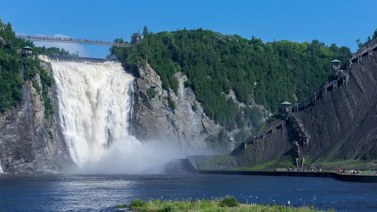 Montmorency Falls in Canada