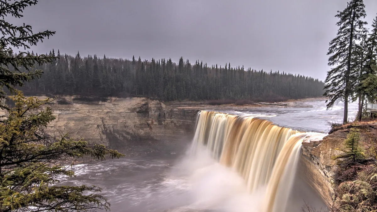 Alexandra Falls in Canada