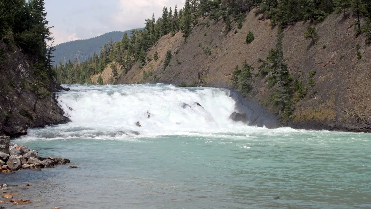 Bow Falls in Canada