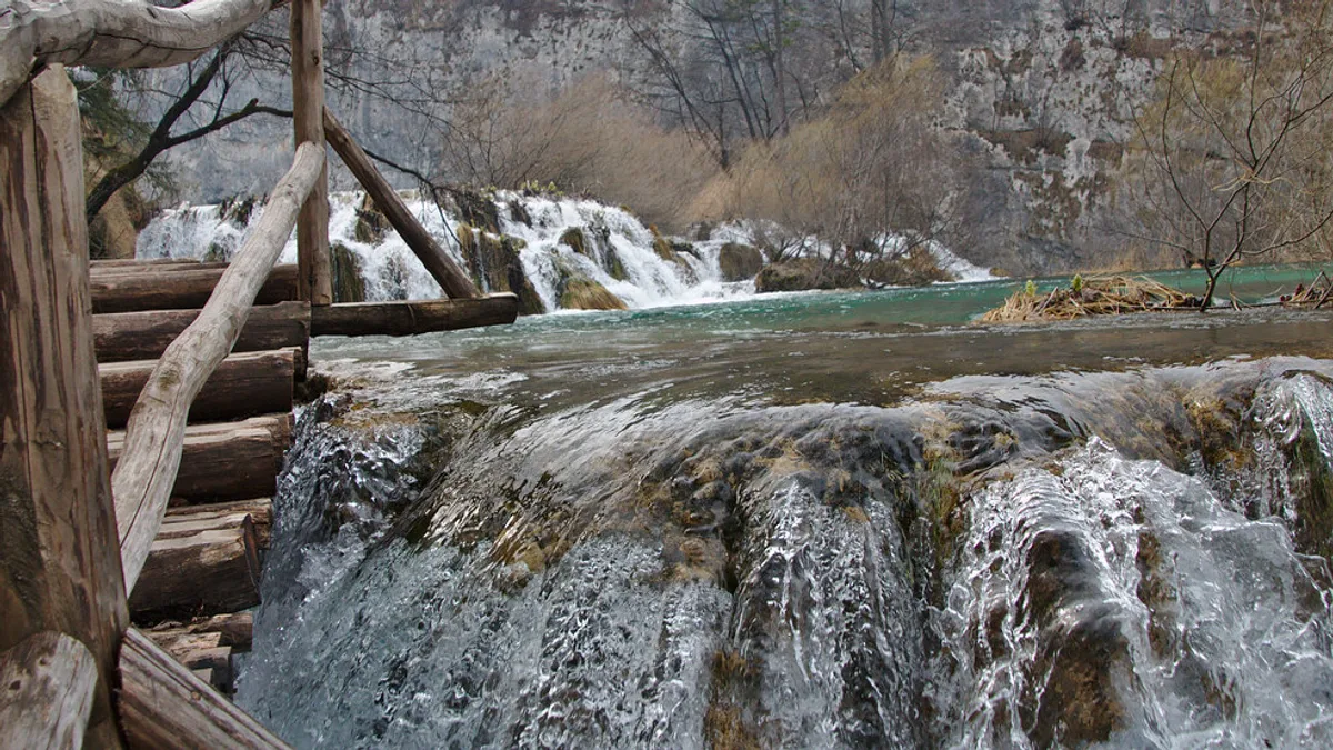 Plitvice Waterfalls in Croatia