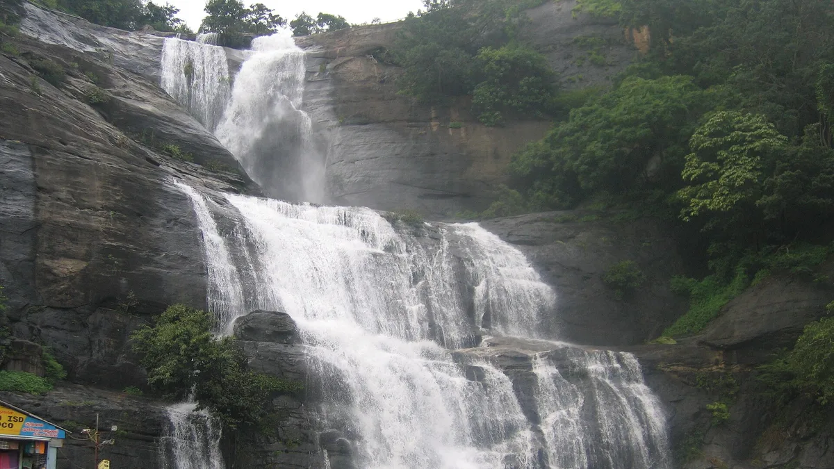 Courtallam Main Falls in India
