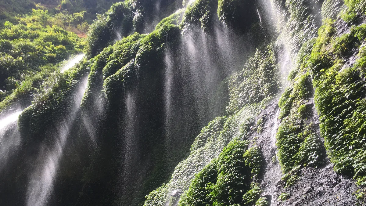 Madakaripura Waterfall in Indonesia