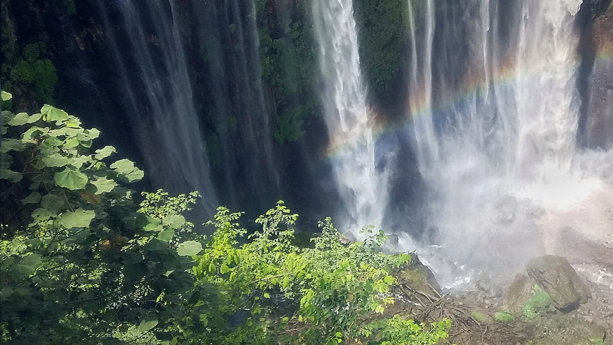 Tumpak Sewu Waterfall in Indonesia