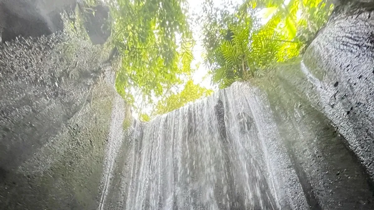 Tukad Cepung Waterfall in Indonesia