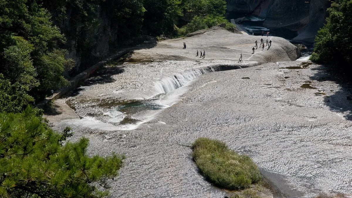Fukiware Falls in Japan