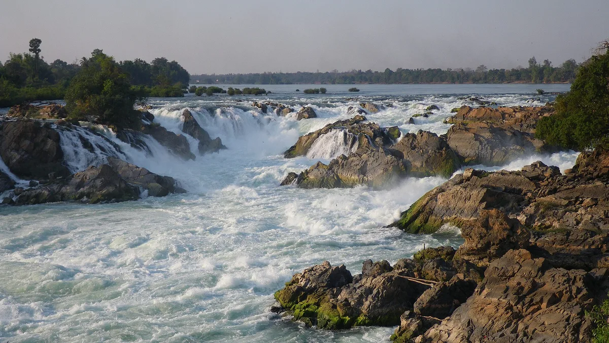 Khone Phapheng Falls in Laos