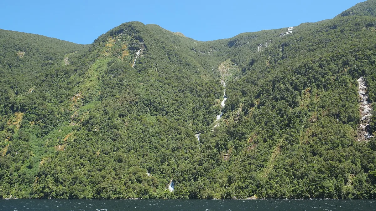 Browne Falls in New Zealand