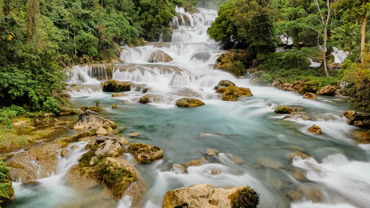 Aliwagwag Falls in Philippines