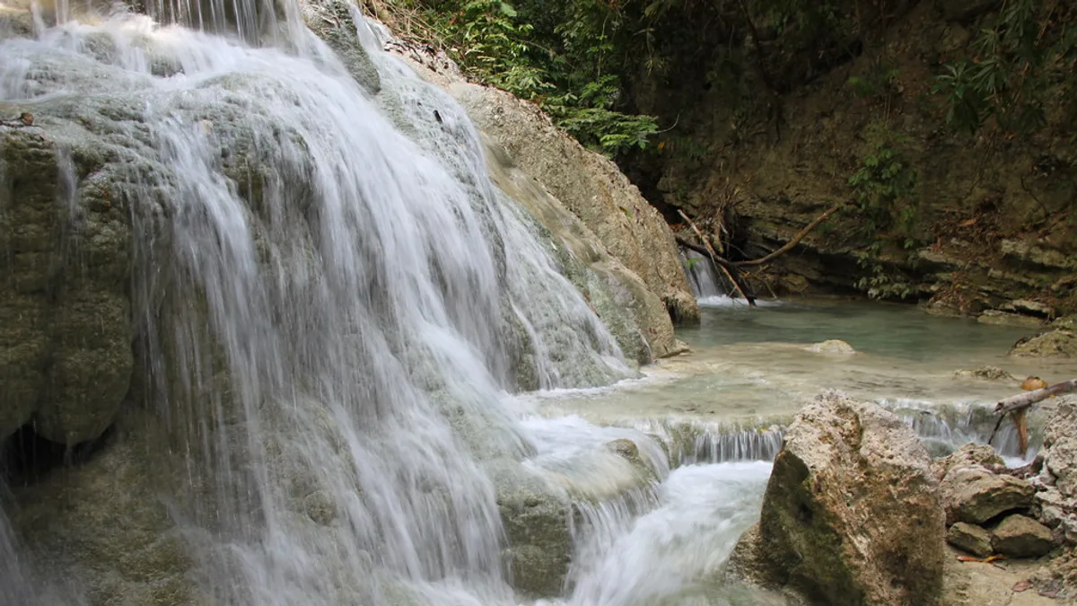 Aguinid Falls in Philippines