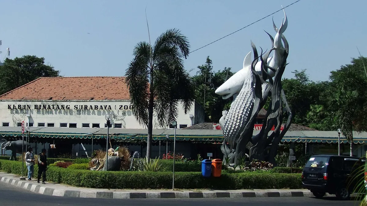 Surabaya Zoo in Indonesia